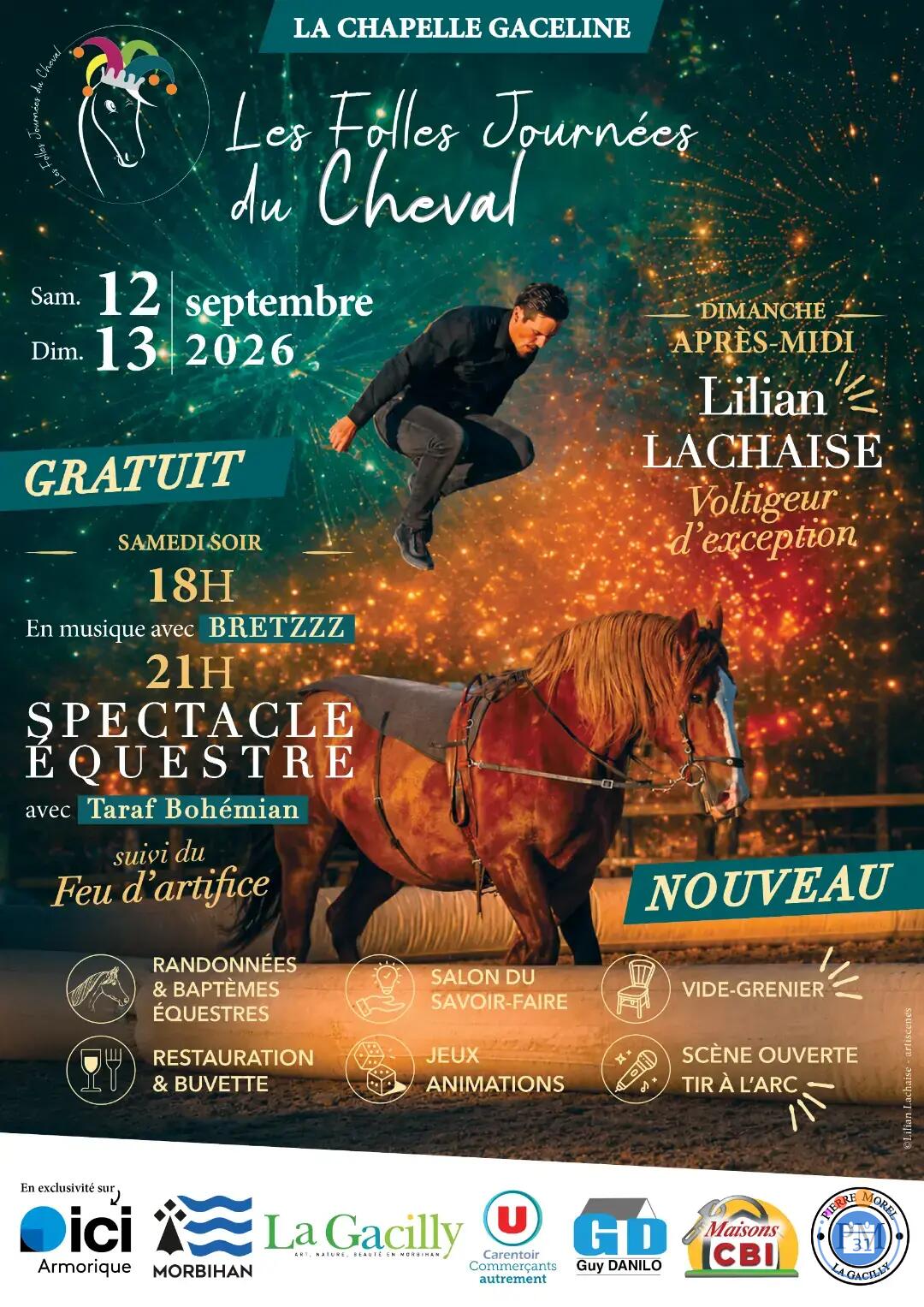 Image LES FOLLES JOURNÉES DU CHEVAL - 12 & 13 septembre 2026 (photo 1)