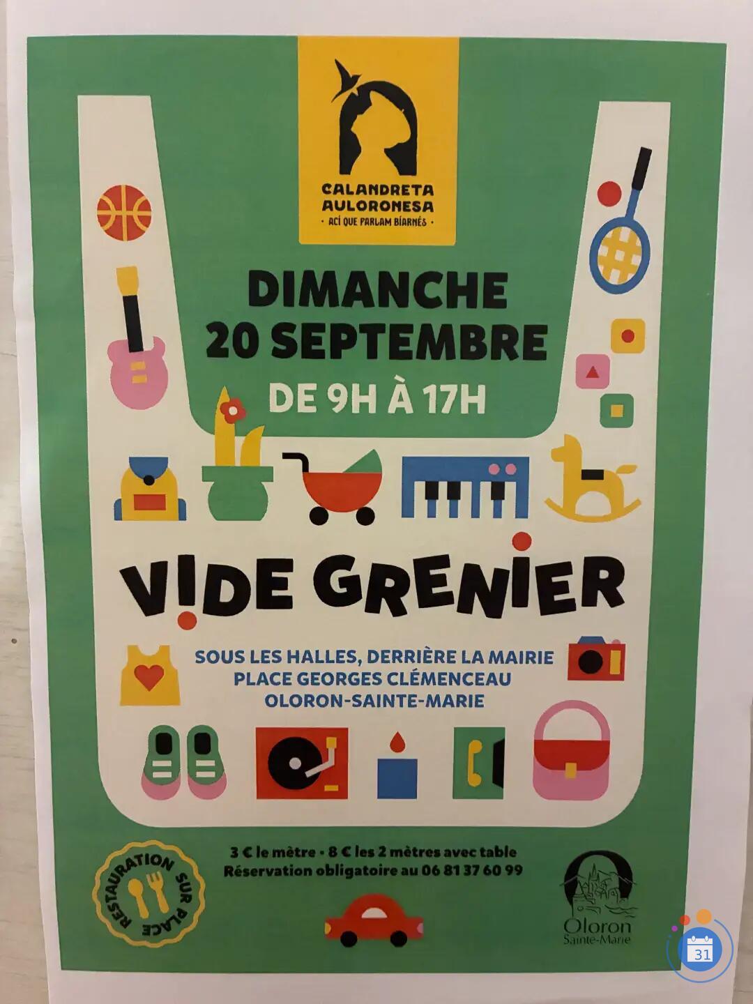 Image vide grenier école calandreta (photo 1)