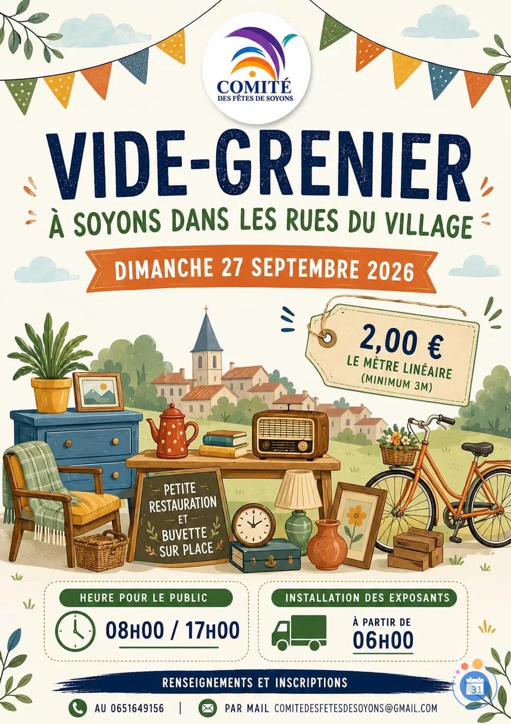 Image Vide grenier du village (photo 1)