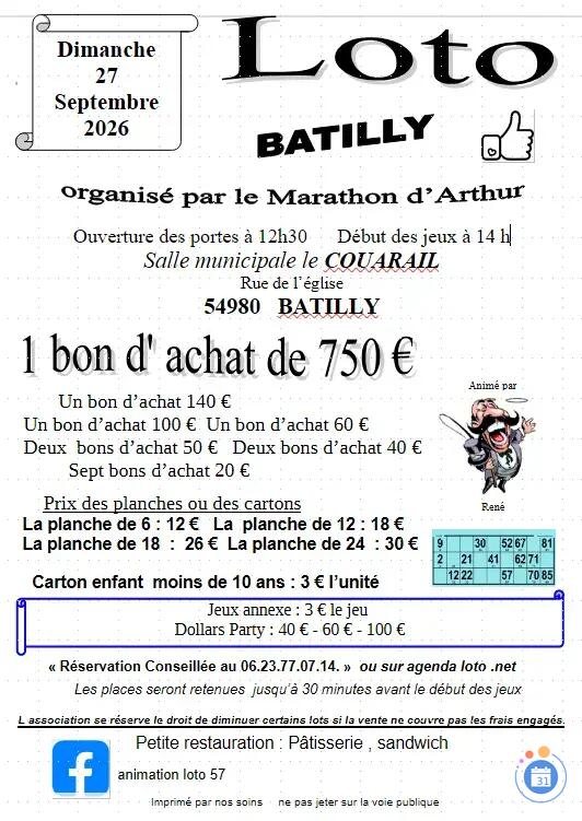 Image Loto Marathon d'Arthur (photo 1)