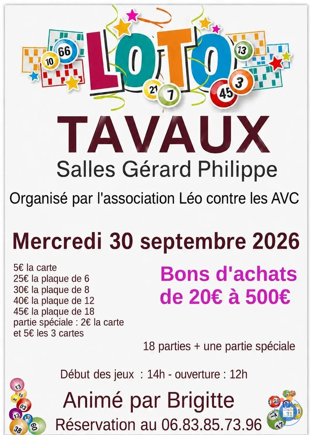 Image Loto association léo contre les AVC (photo 1)