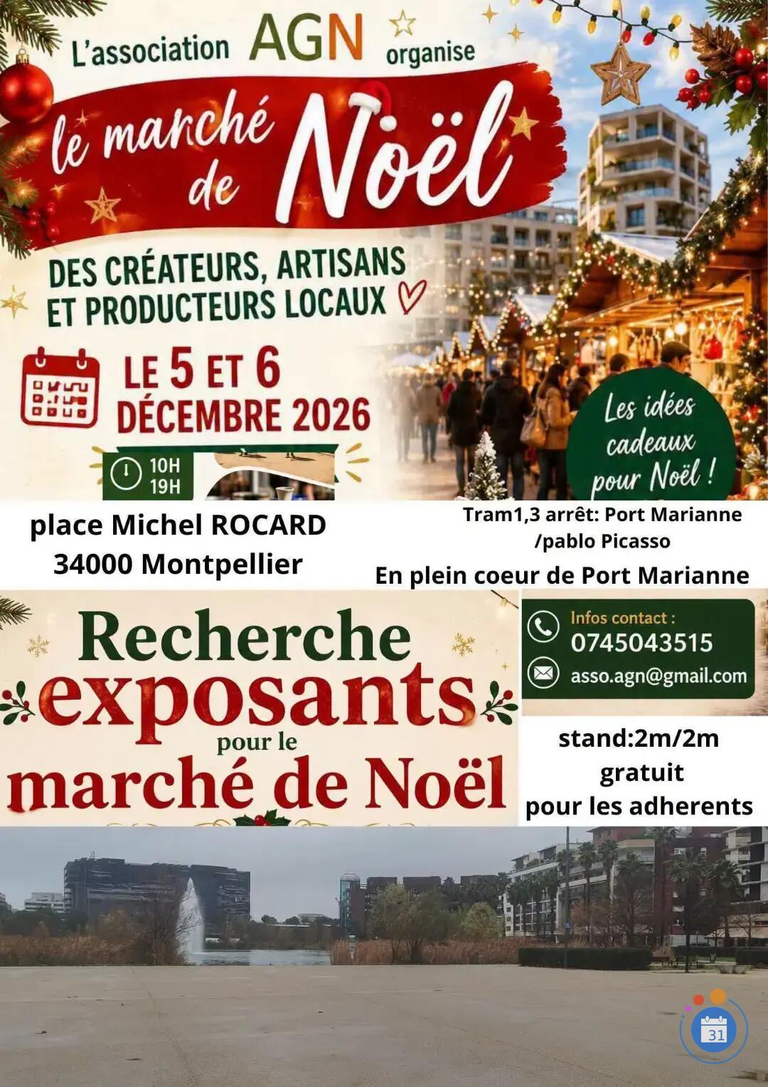Image marché de noël des créateurs artisans et producteurs (photo 1)