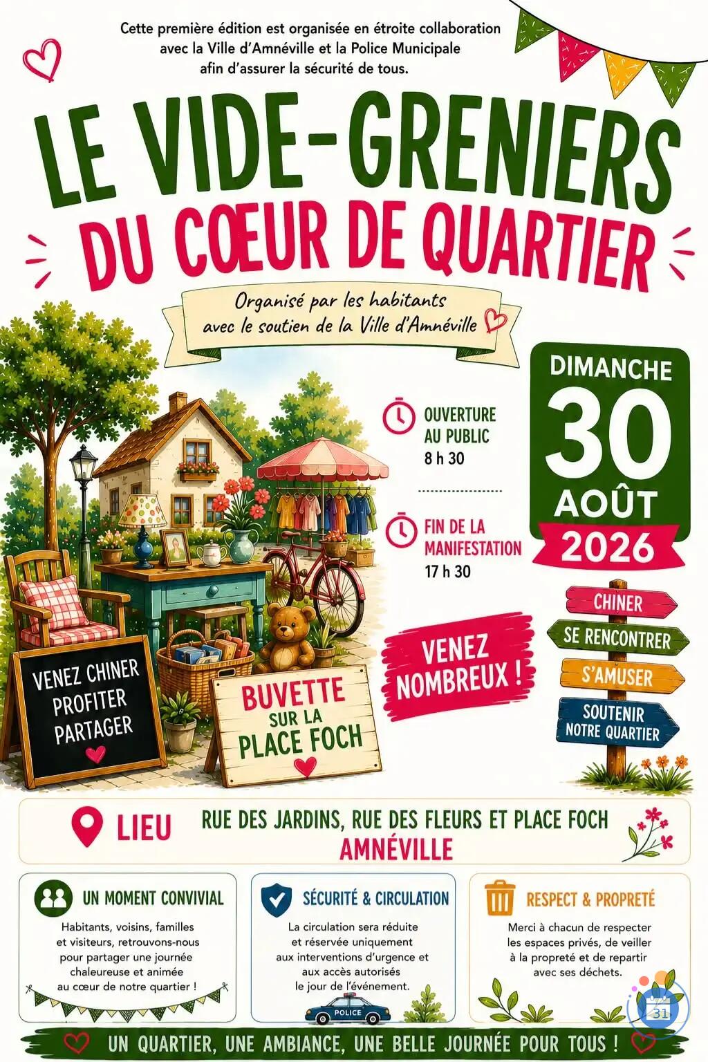 Image Vide grenier au cœur des quartiers (photo 1)