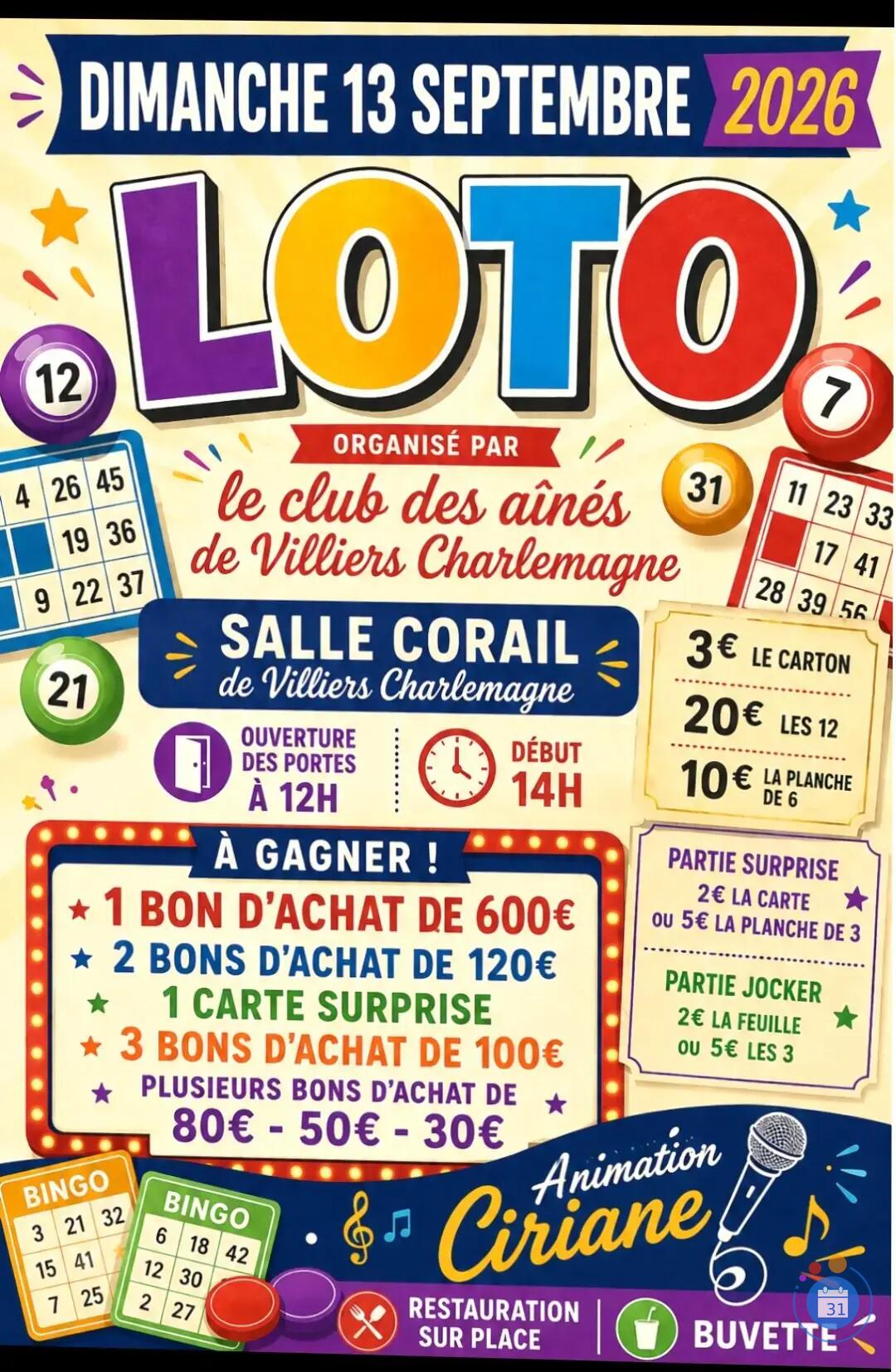 Image Loto animation ciriane (photo 1)