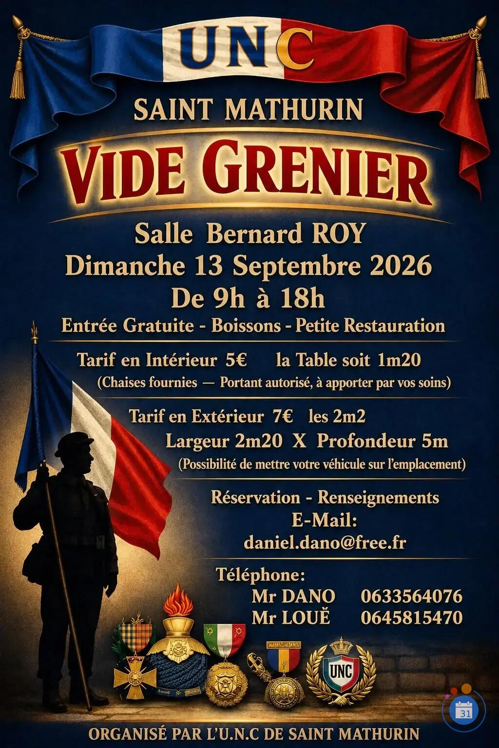 Image Vide grenier de l'unc de saint mathurin (photo 1)
