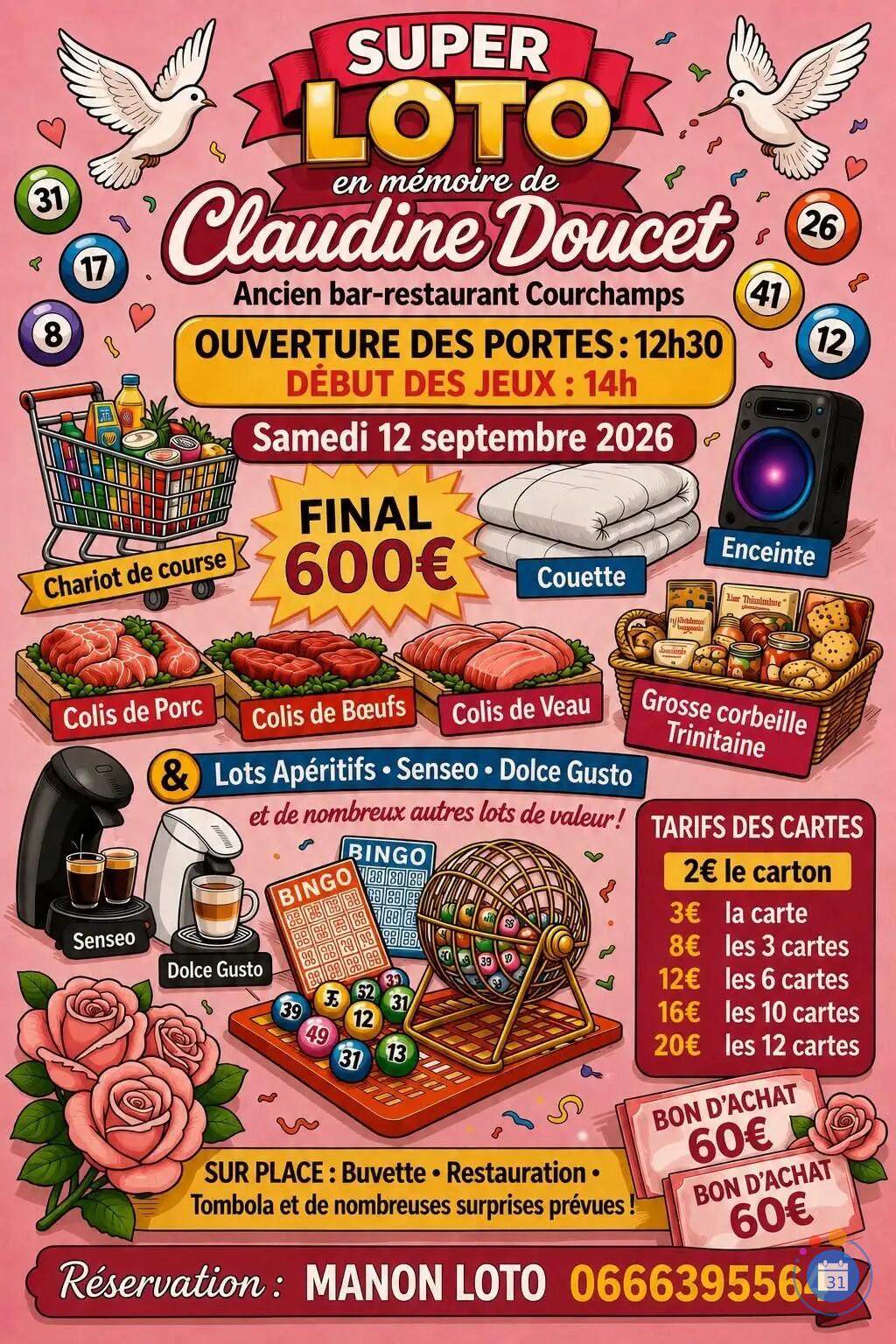 Image Loto en mémoire claudine (photo 1)