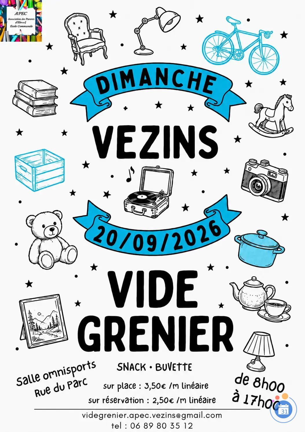 Image Vide grenier Vezins (photo 1)