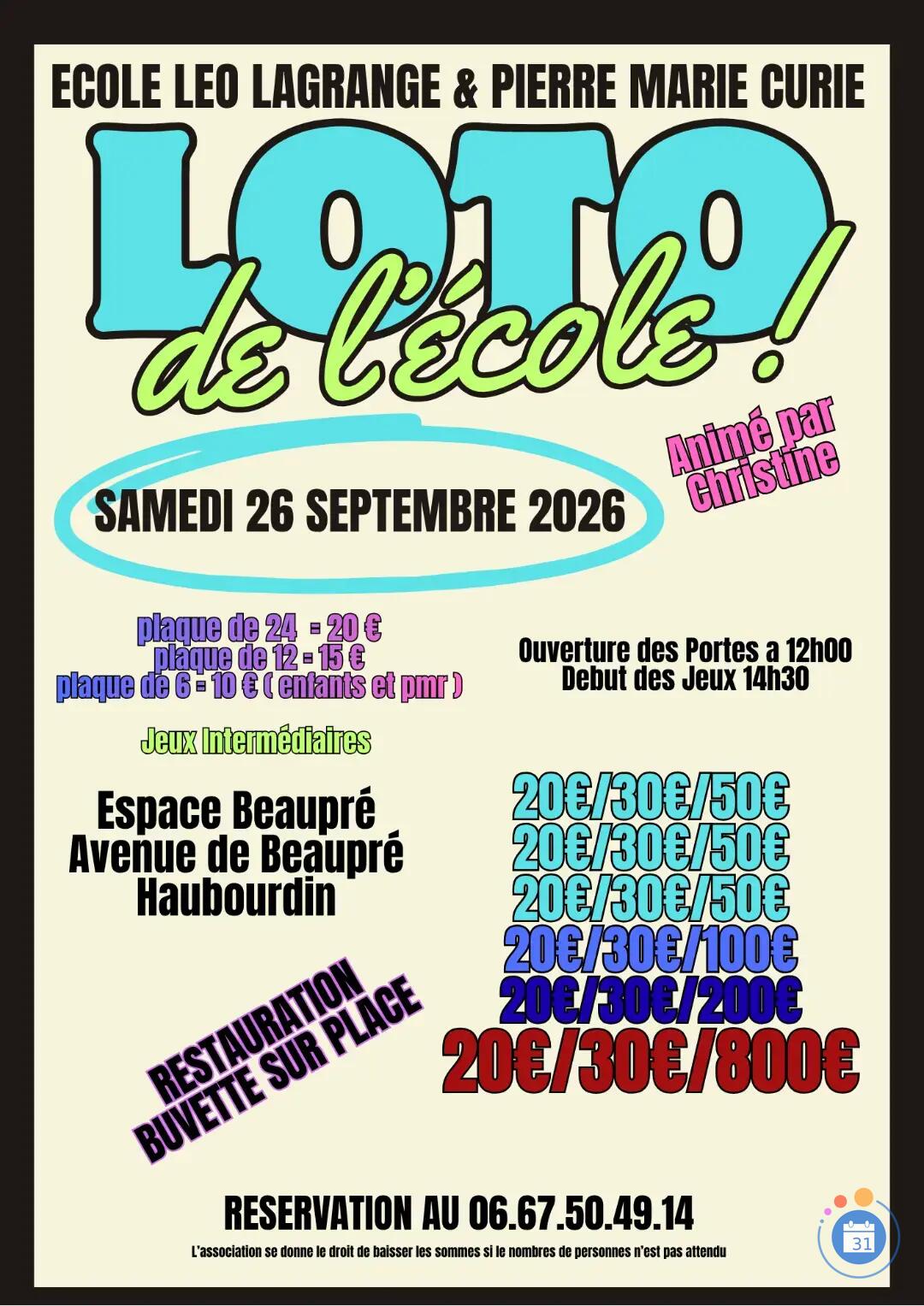 Image Loto des écoles (photo 1)