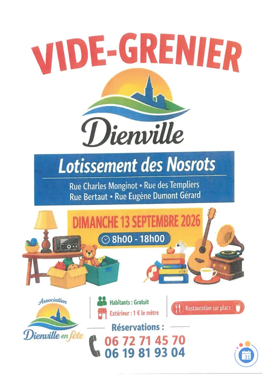 Image Vide-grenier à Dienville (photo 1)