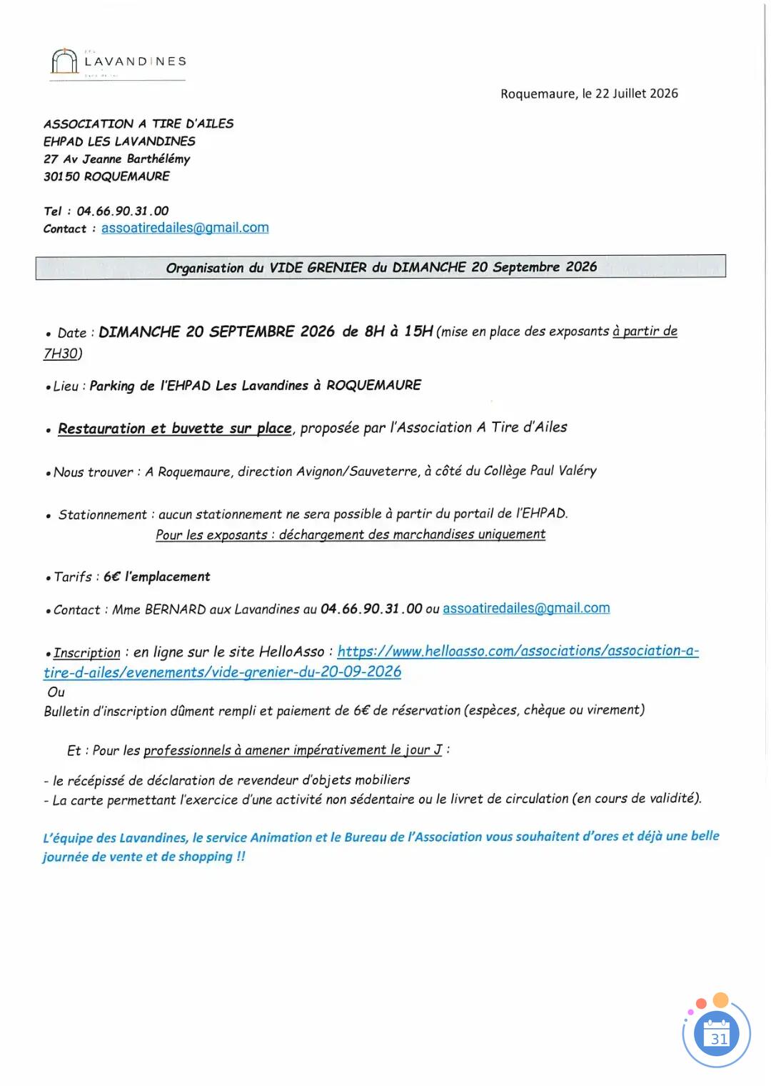 Image VIDE GRENIER (photo 2)