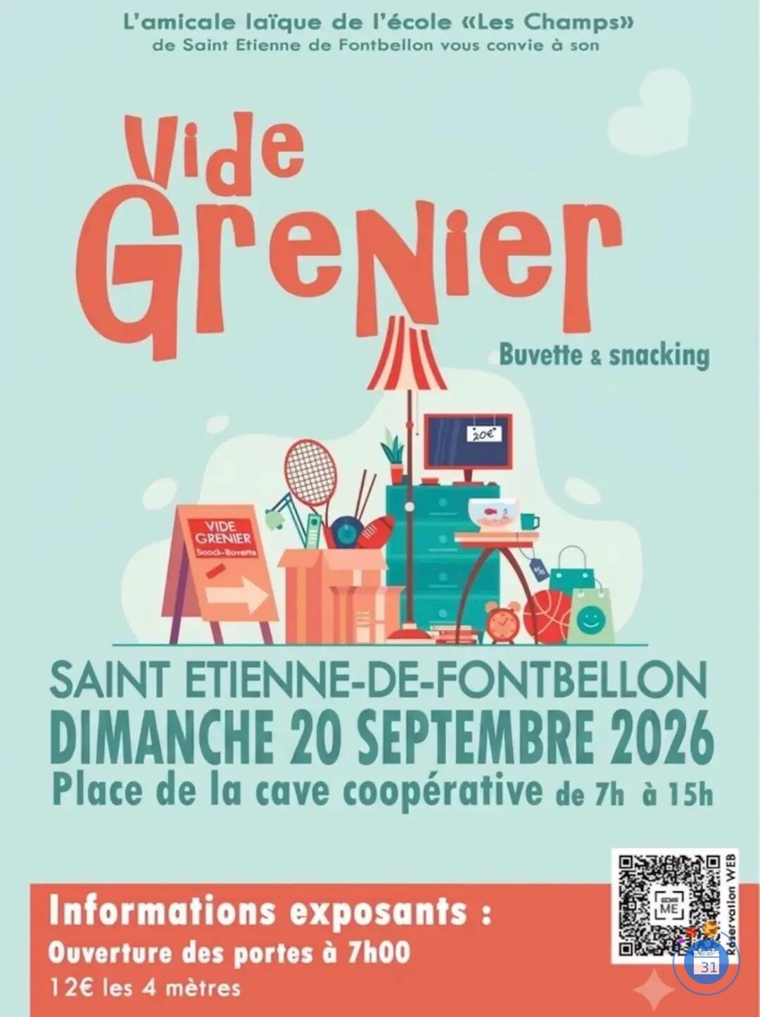Image Vide grenier Amicale laique (photo 1)