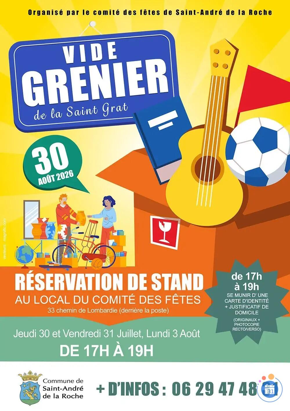 Image Vide Grenier de la Saint Grat (photo 1)