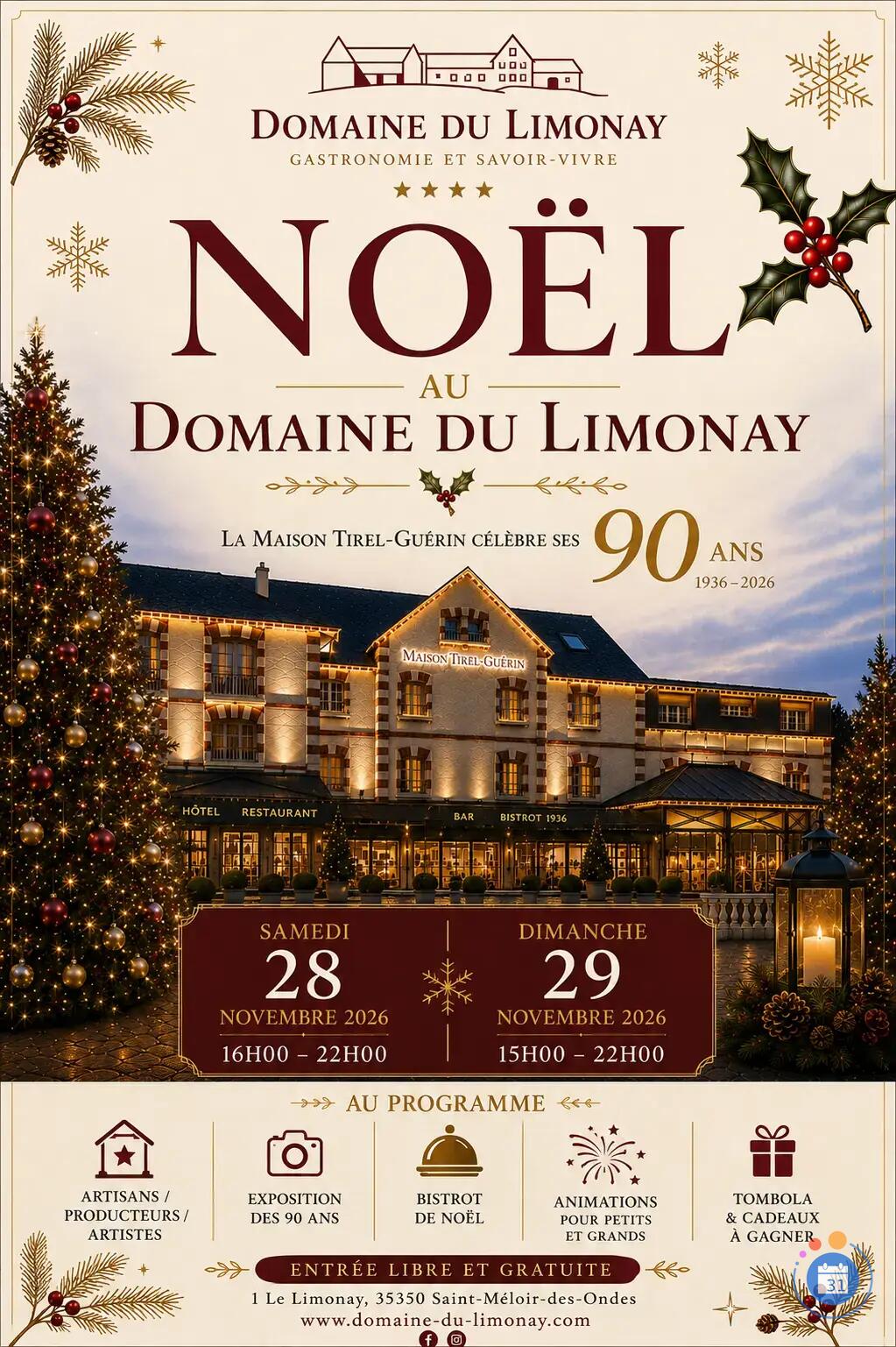 Image NOEL AU DOMAINE DU LIMONAY (photo 1)