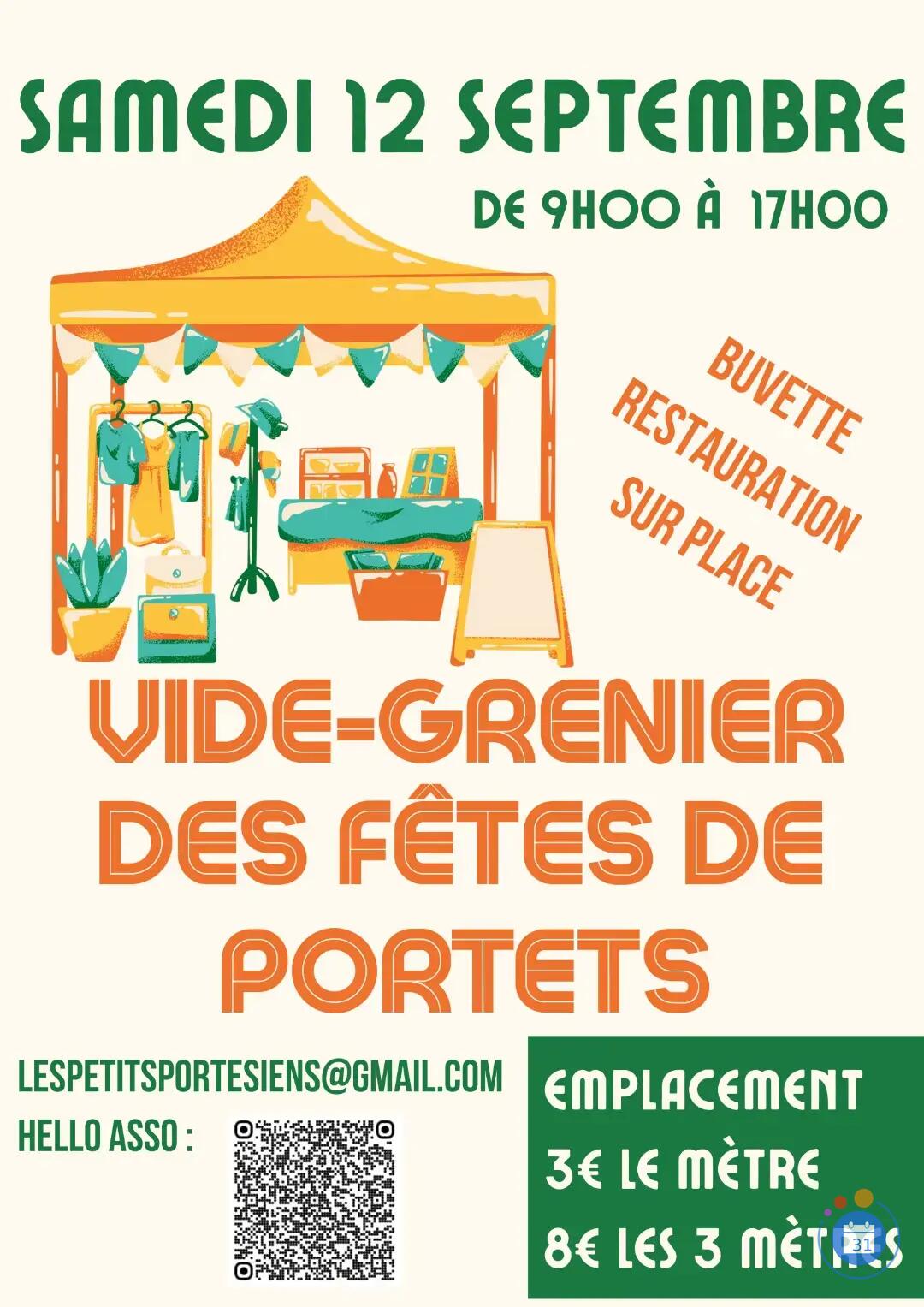 Image Vide grenier des fêtes de Portets par L’APE Les Petits Portésiens (photo 2)