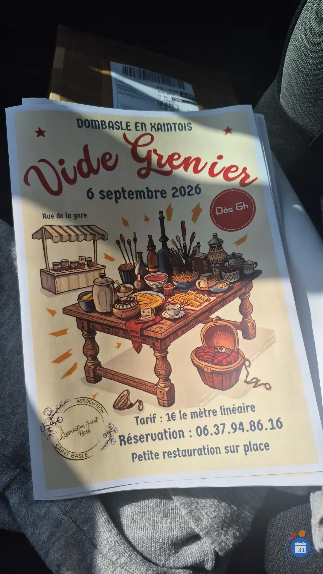 Image Vide grenier à Dombasle-en-Xaintois (photo 1)