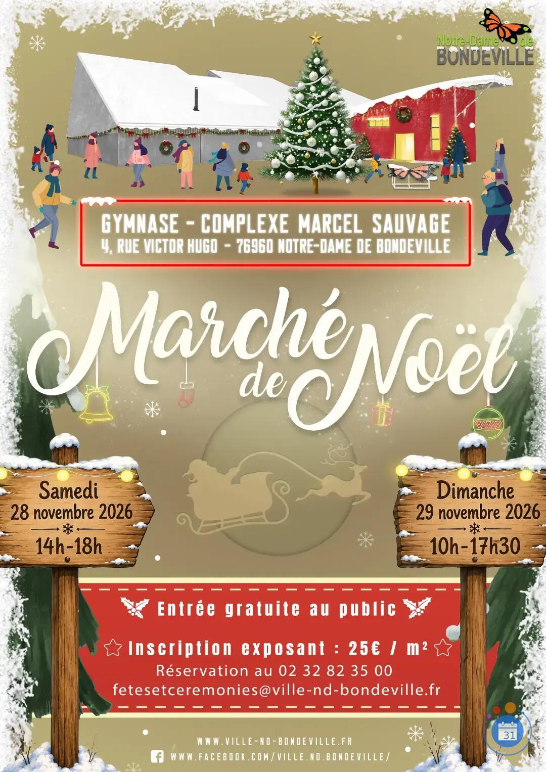 Image marché de Noël de la ville (photo 1)