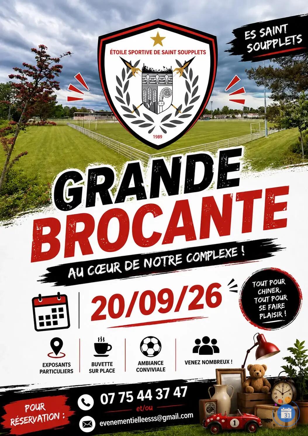 Image Grande Brocante de l'ES St Soupplets (photo 1)