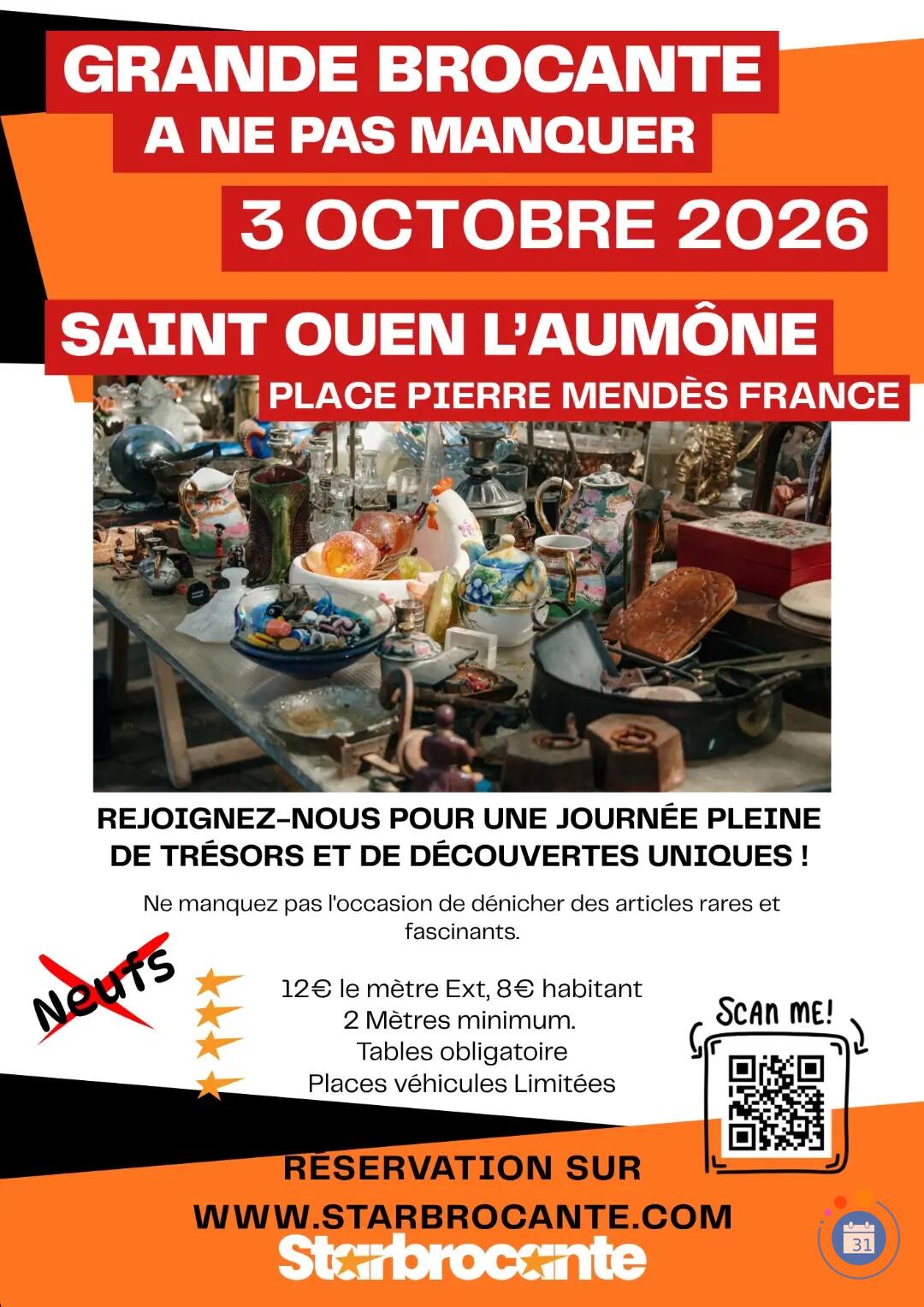 Image Brocante Annuelle de Saint Ouen L'aumône (photo 1)