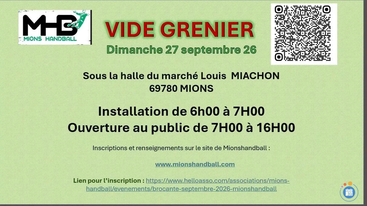 Image Vide grenier de Mionshandball (photo 2)