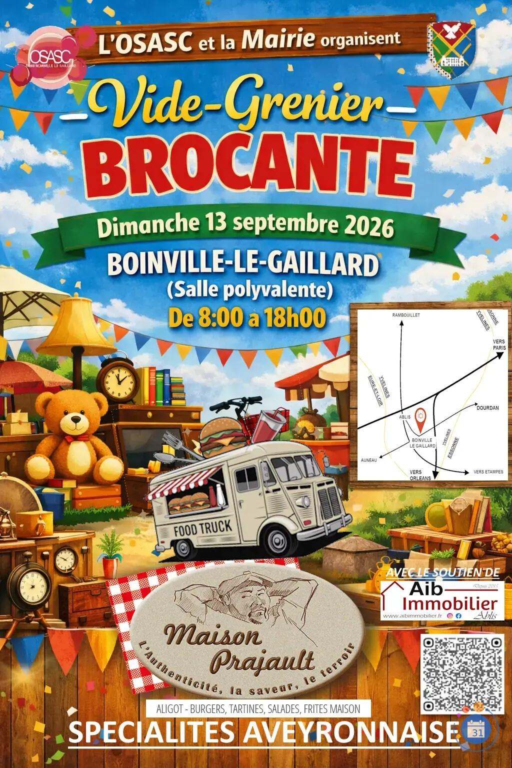 Image Brocante Vide grenier de Boinville le Gaillard (photo 1)