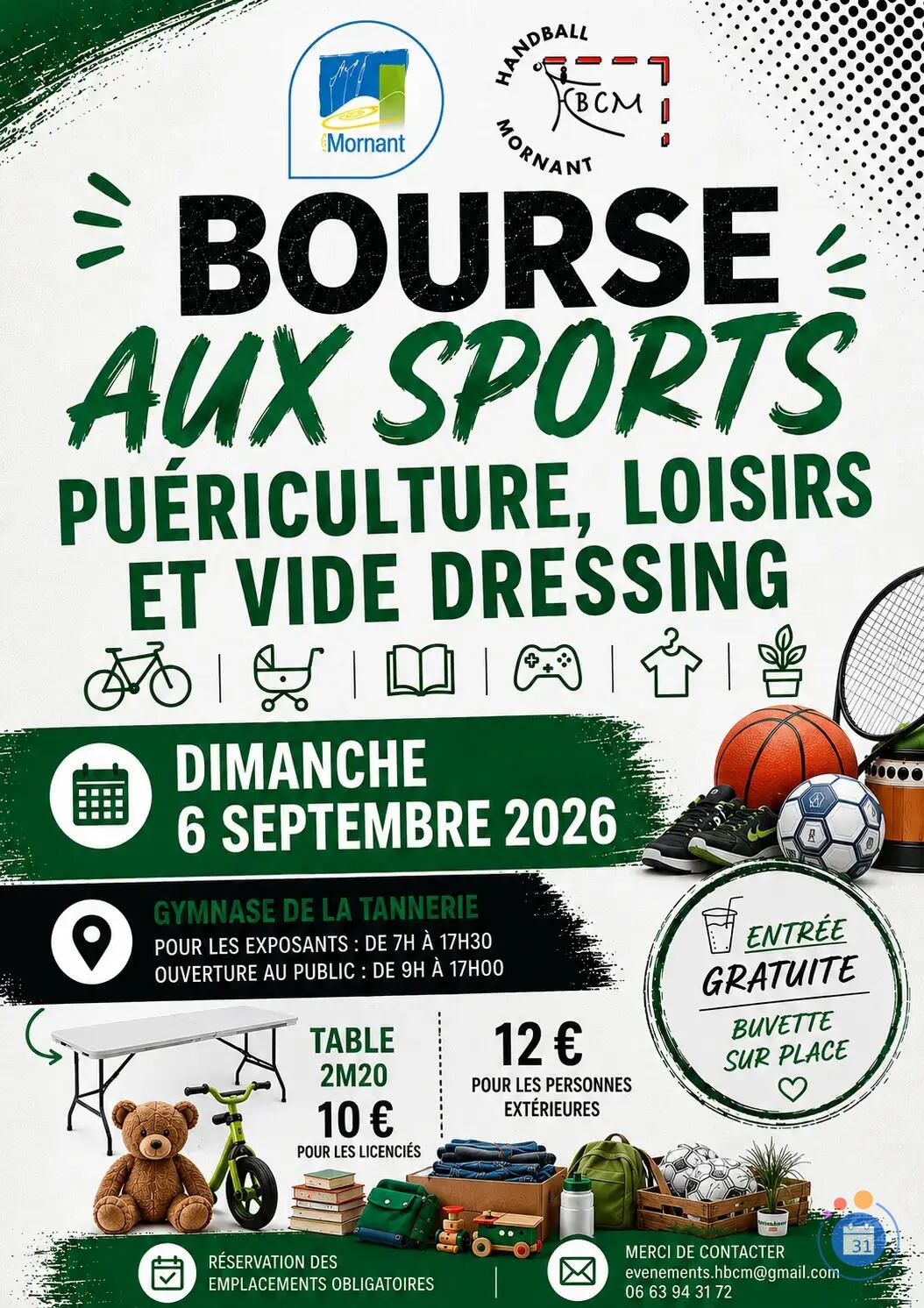 Image bourse aux sports, puéricultures, loisirs et vide dressing (photo 1)