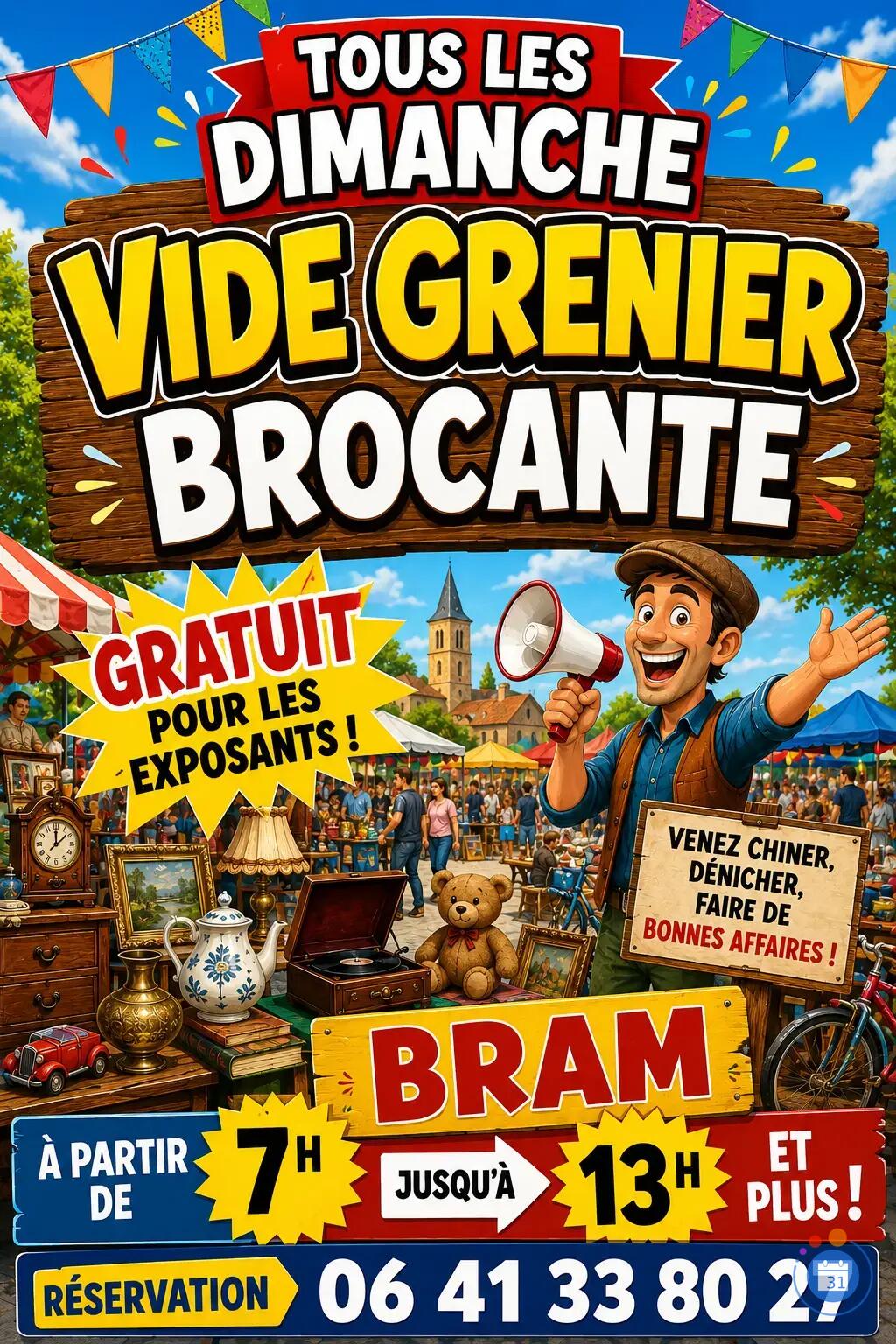 Image Vide grenier puce brocante ouvertà tous (photo 1)