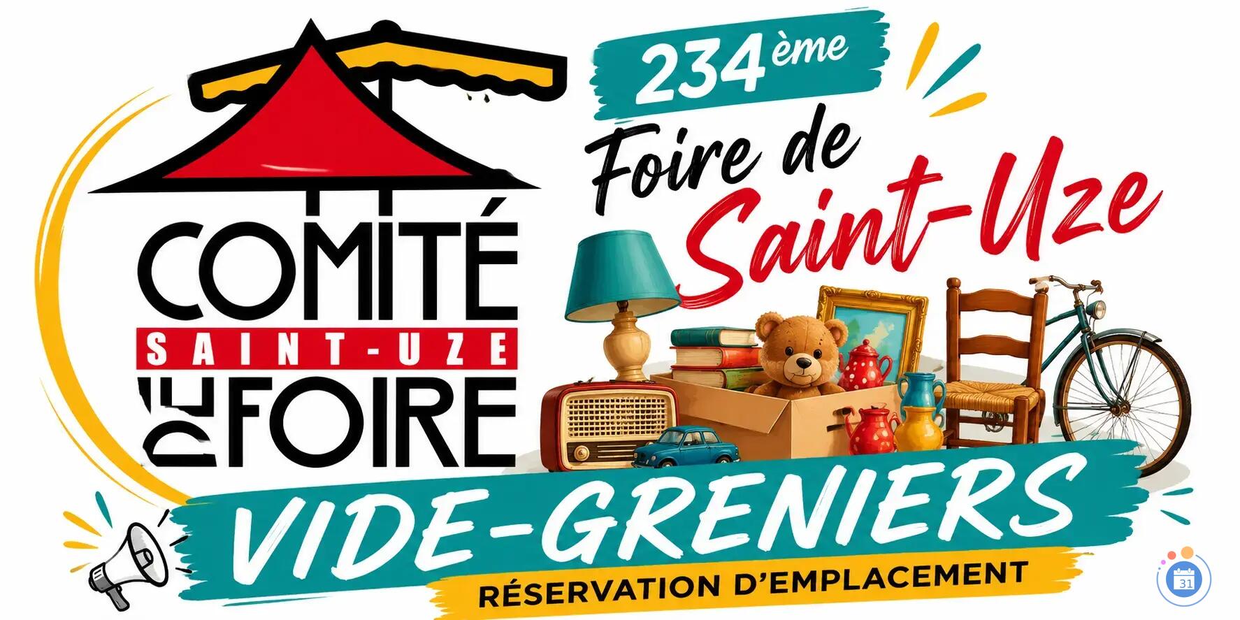 Image Vide-greniers de la 234ème Foire annuelle de Saint-Uze (photo 2)