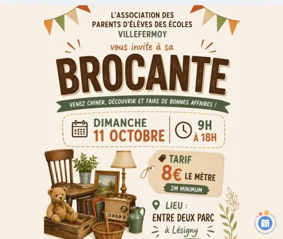 Image Brocante Lésigny 2026 (photo 1)