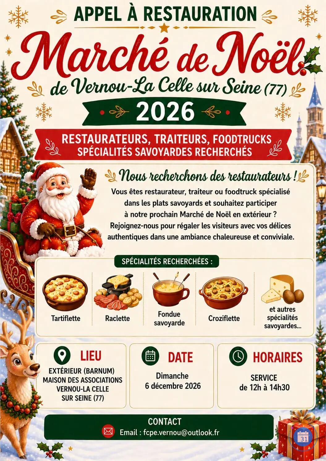 Image Marché de Noël de Vernou-La Celle sur Seine (photo 2)