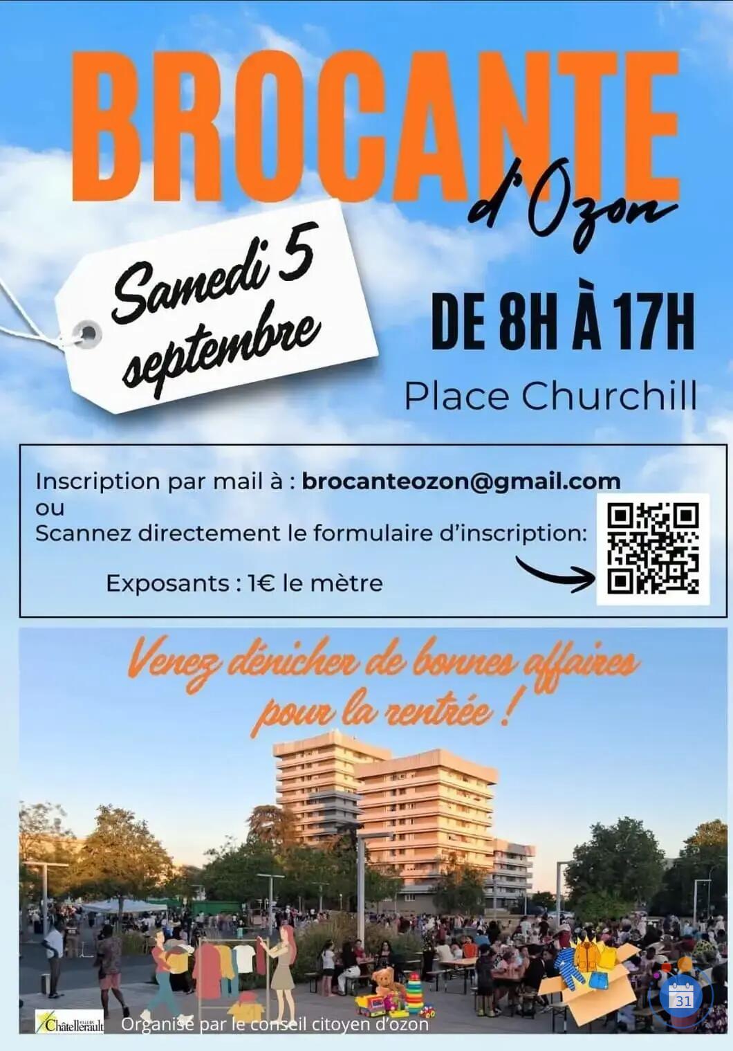Image Brocante de la rentrée à Ozon (photo 1)