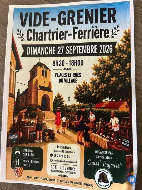 Image VIDE GRENIER CHARTRIER FERRIERE (photo 1)