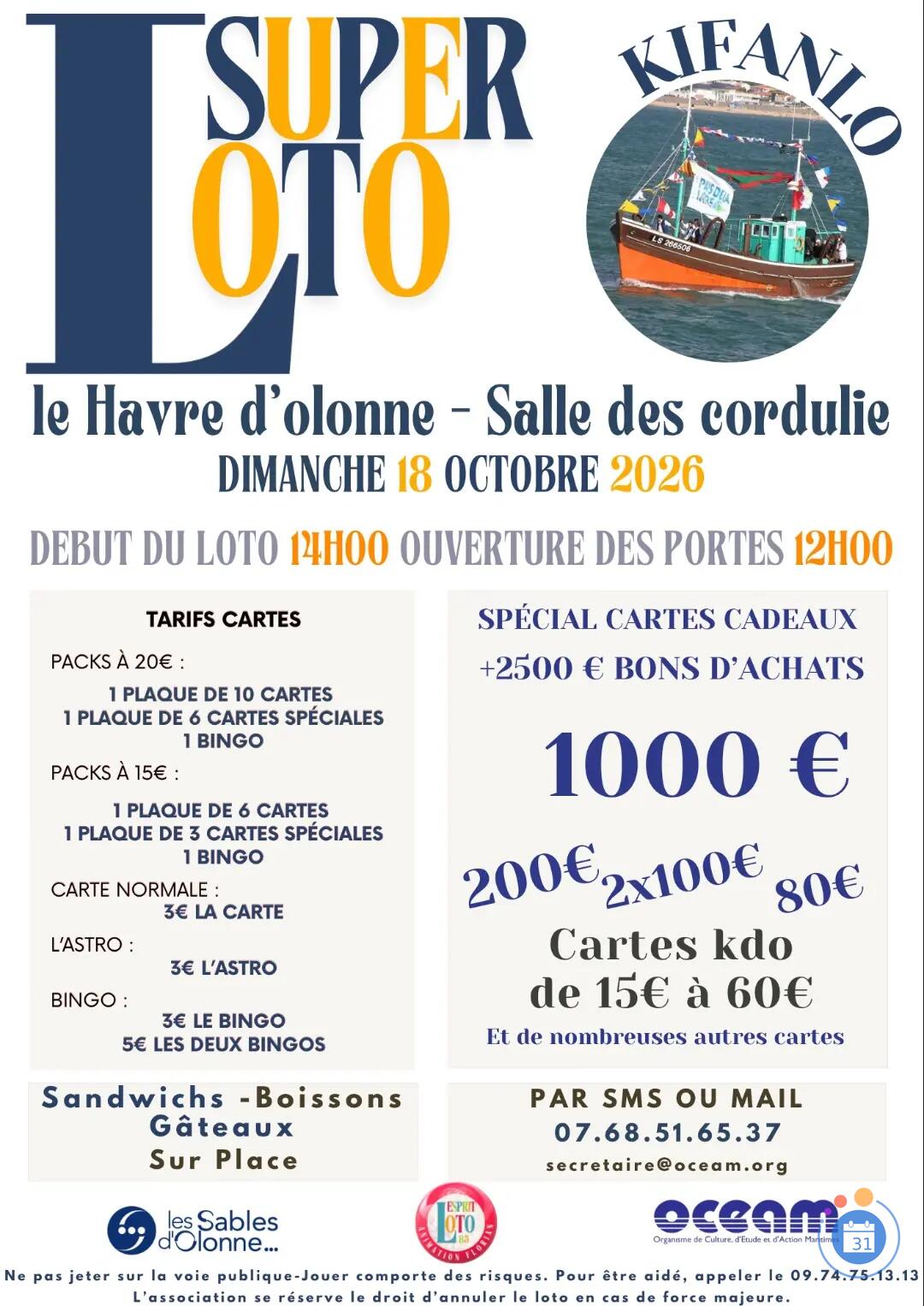 Image SUPER LOTO DU KIFANLO ANIMATION FLORIAN (photo 1)