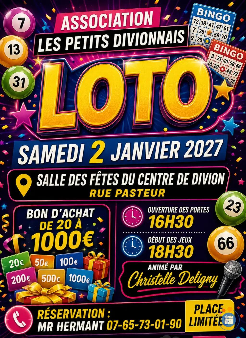 Image Loto Nocturne du Nouvel An (photo 1)
