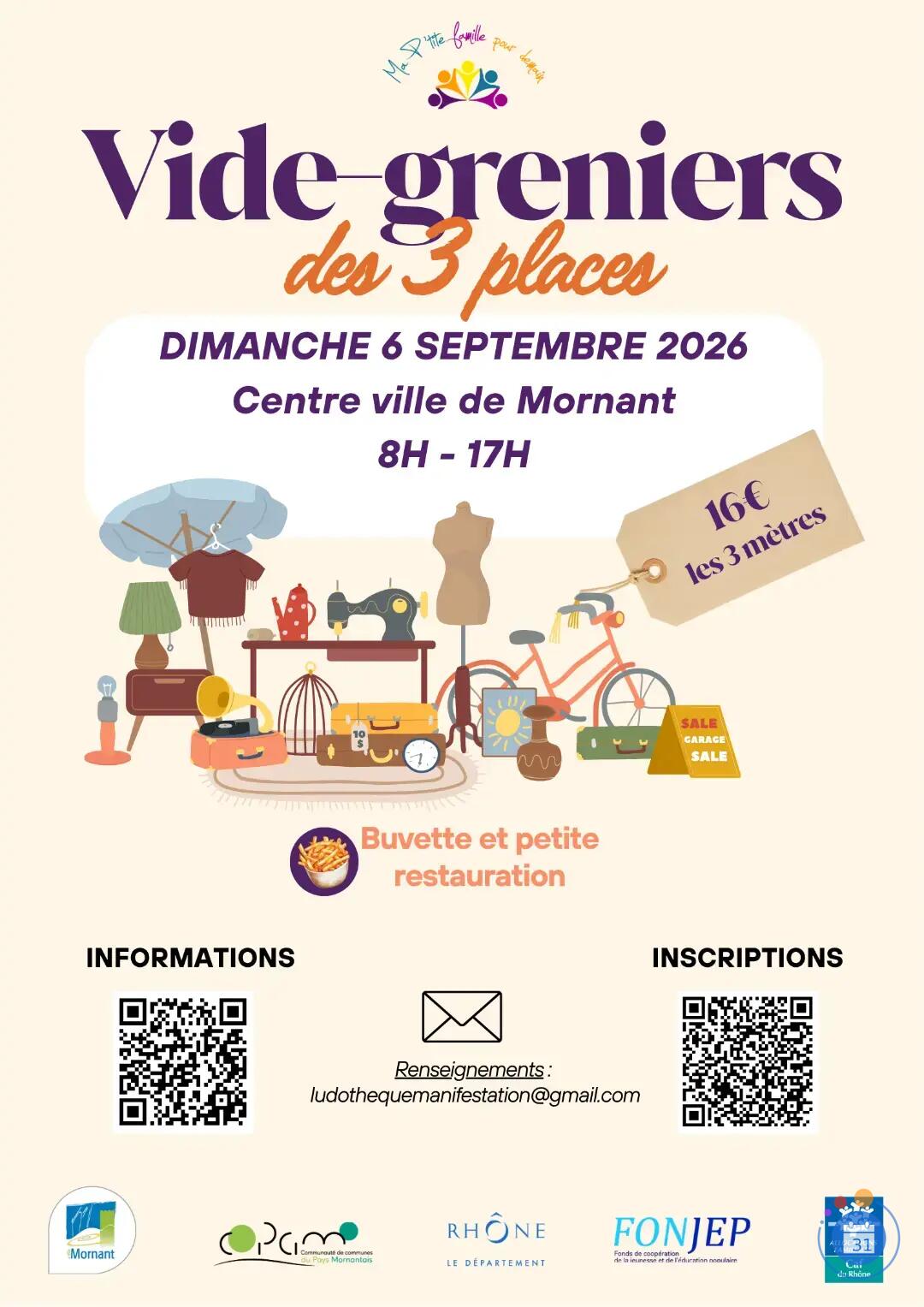 Image Vide-greniers des 3 places (photo 1)