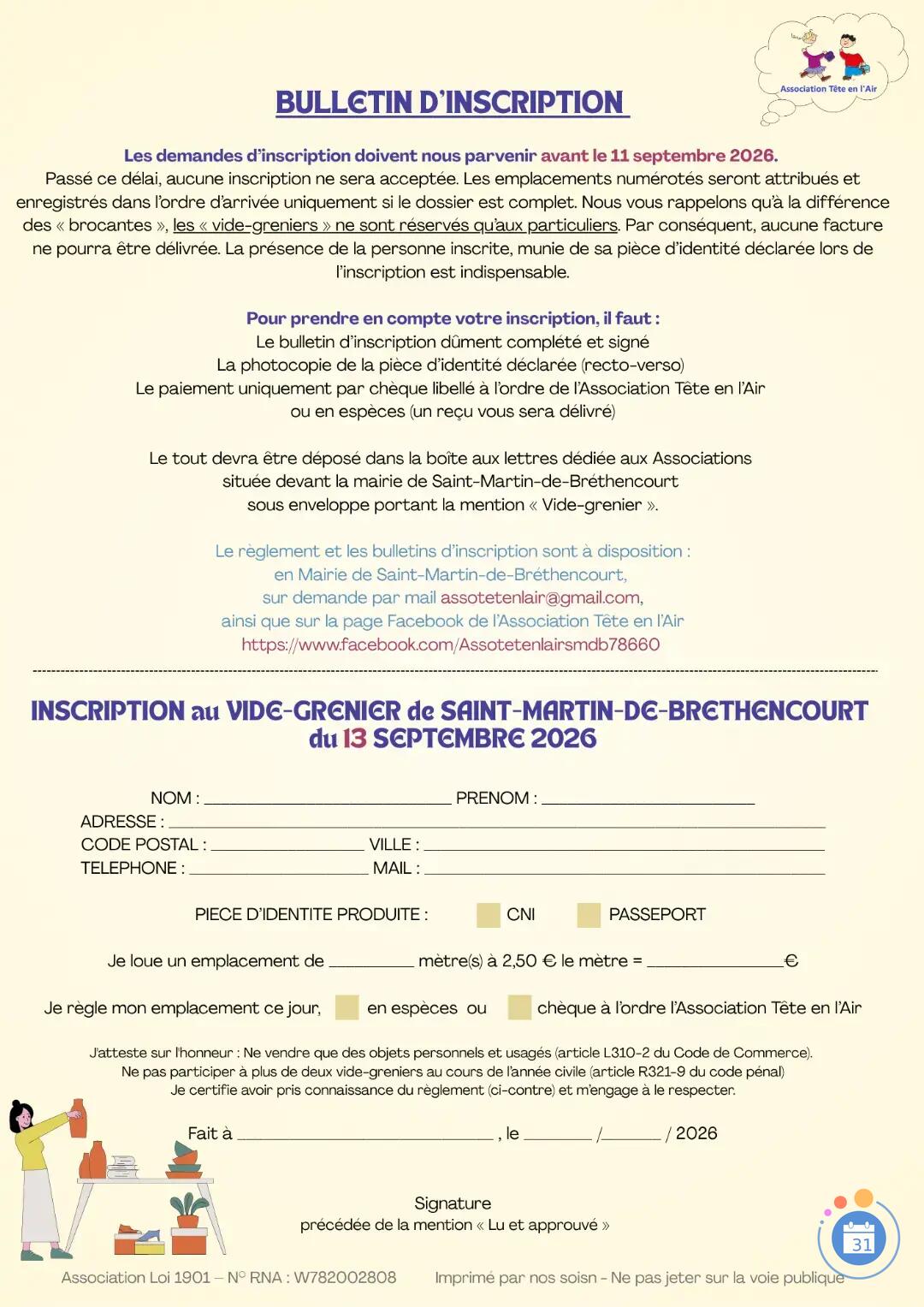 Image Vide-Grenier - Dimanche 13 septembre (photo 2)