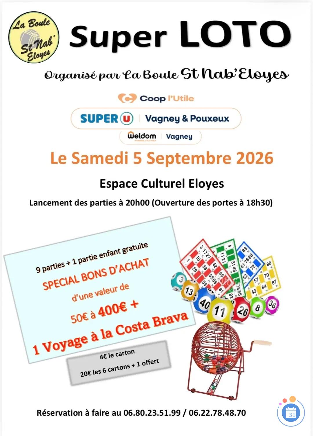 Image Loto de la boule st’nab Eloyes (photo 1)