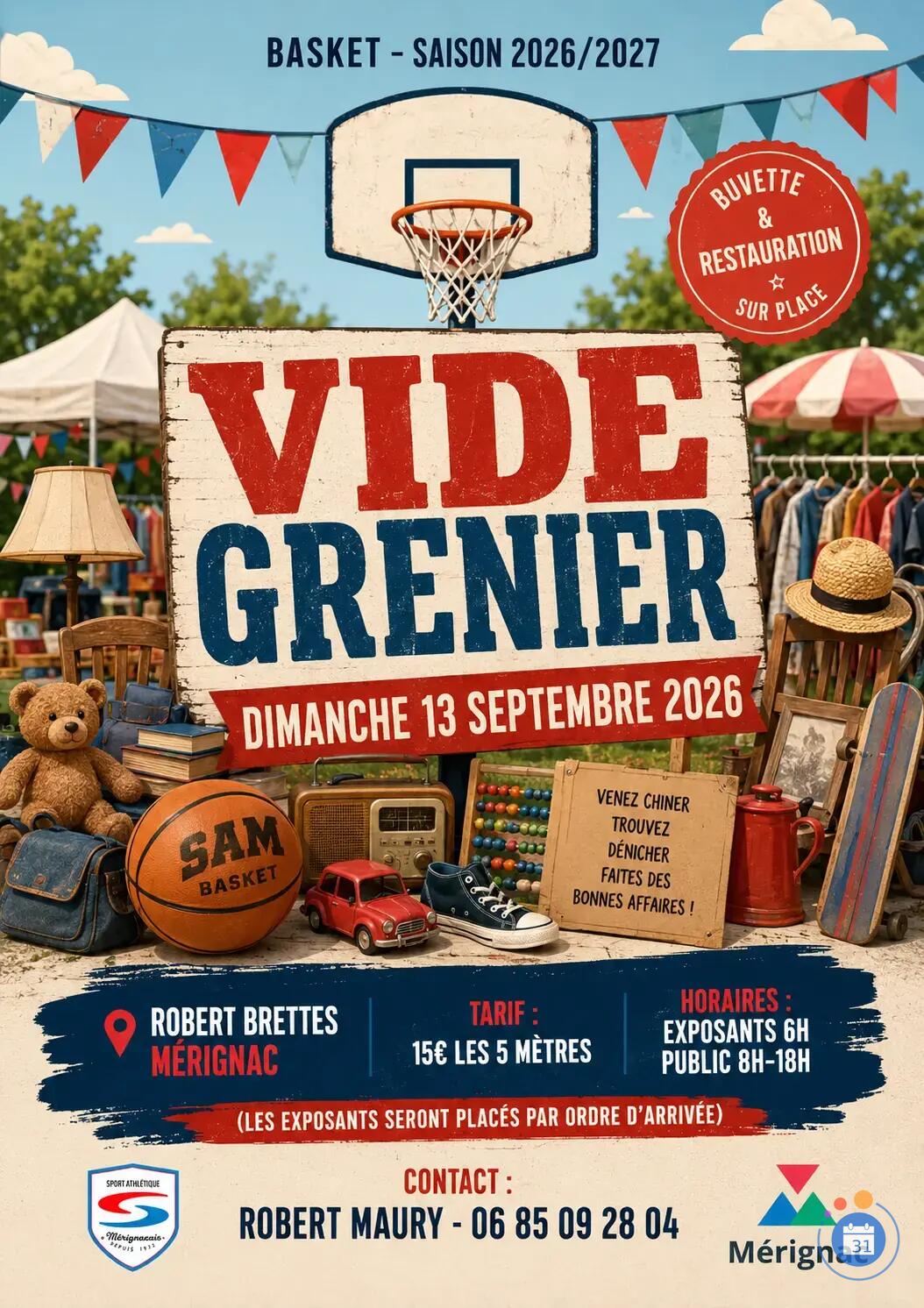 Image VIDE GRENIER SAM BASKET (photo 1)