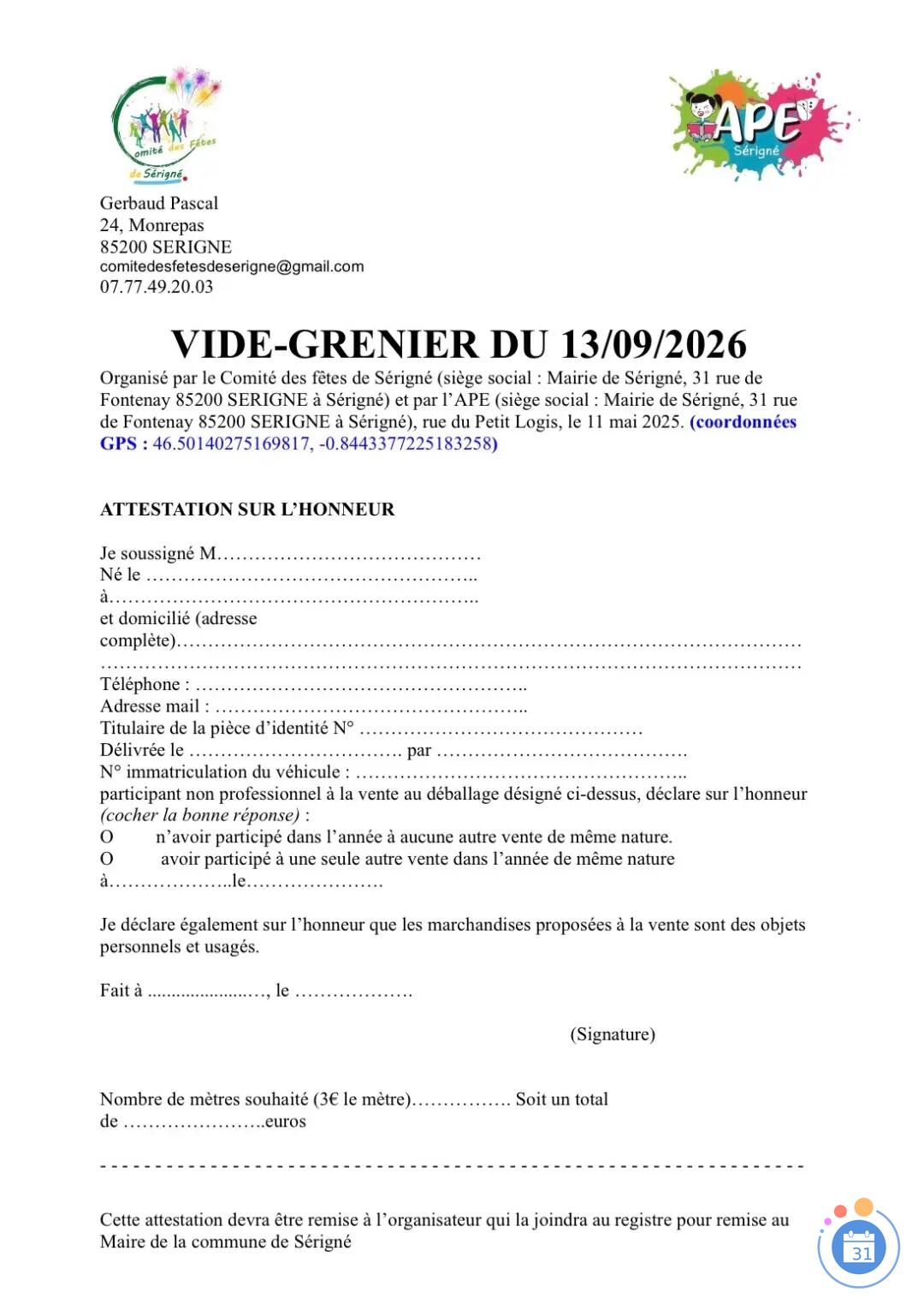 Image Vide grenier (photo 2)