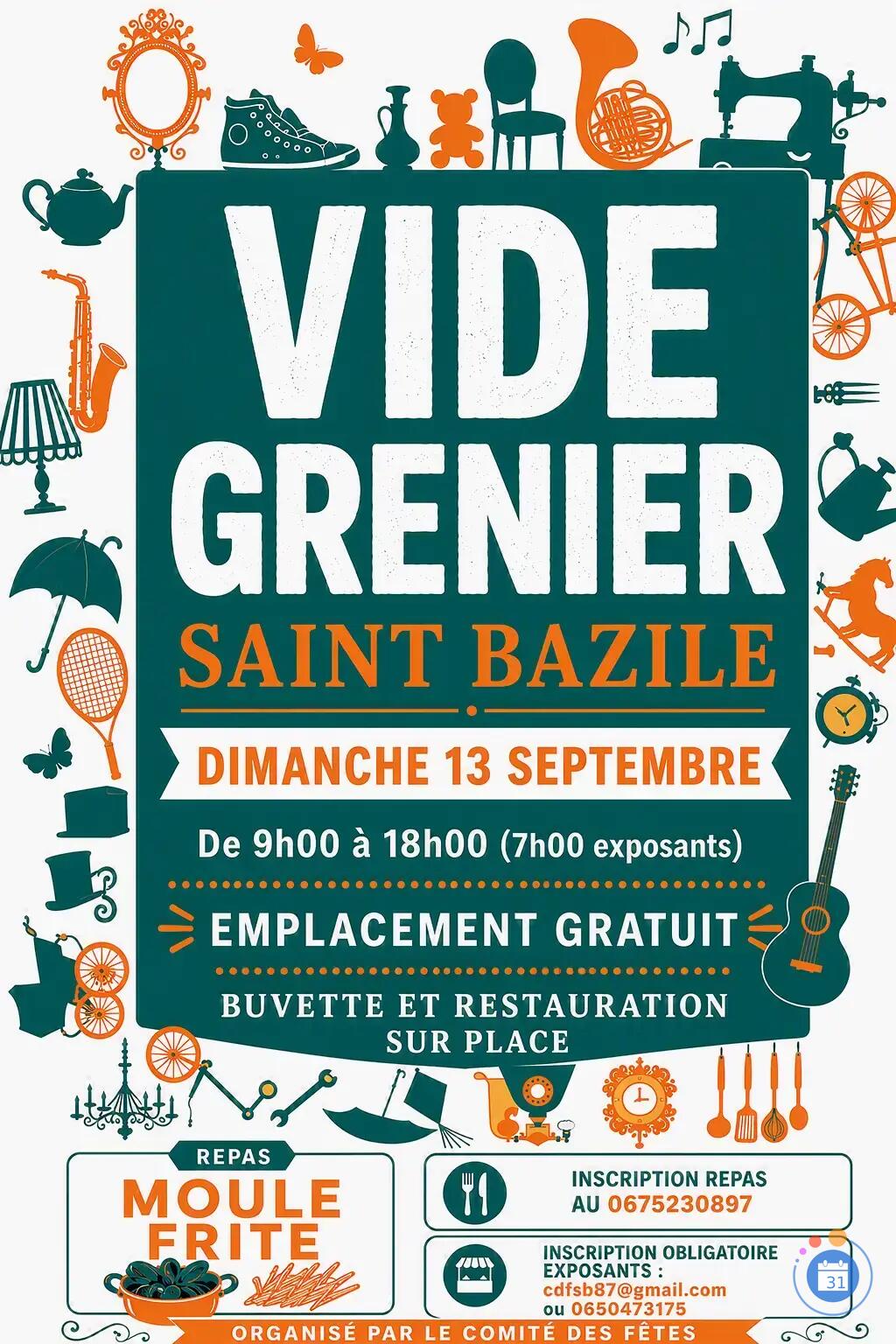 Image Le vide Grenier de Saint Bazile (photo 1)