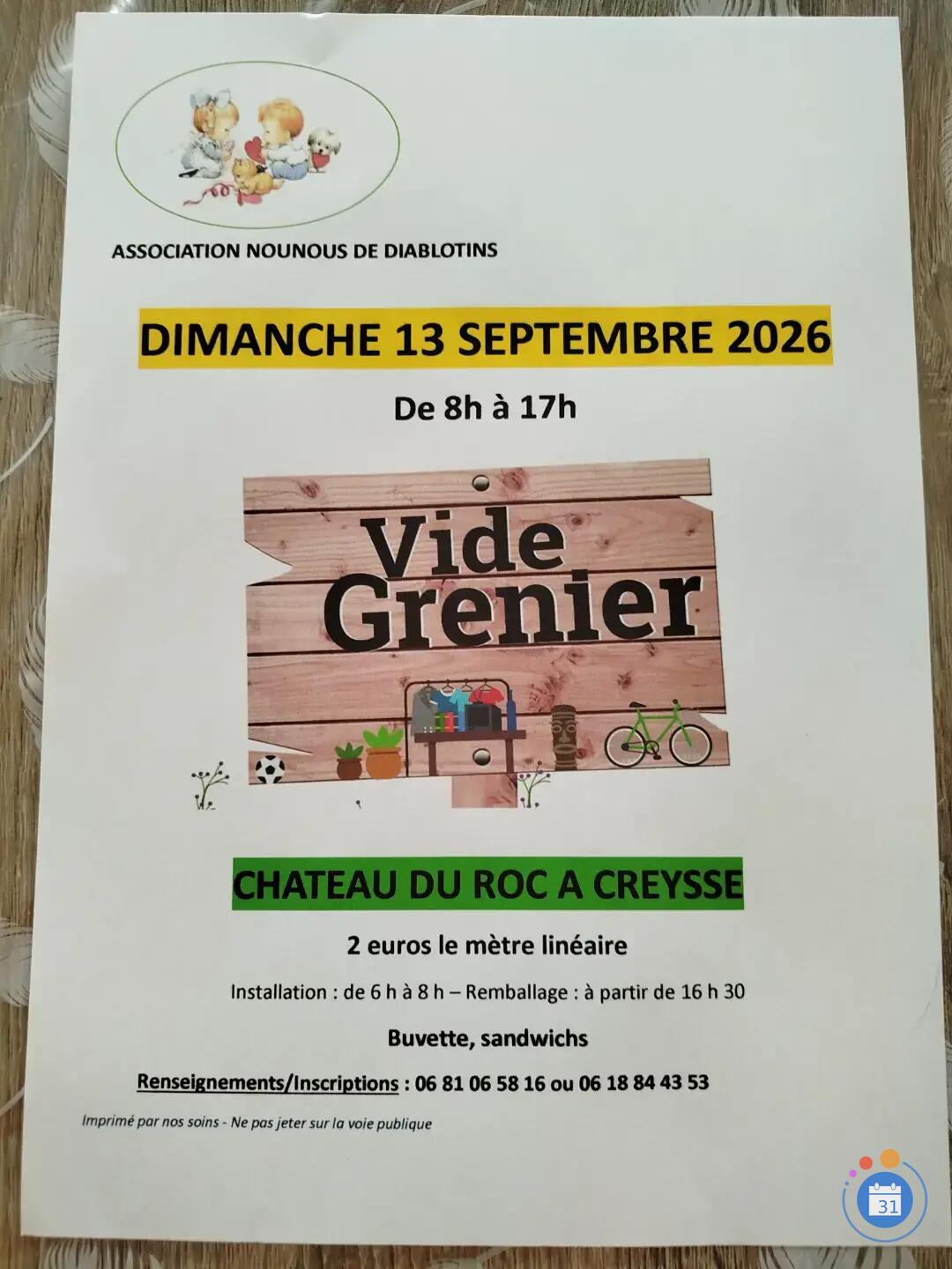 Image vide grenier asso nounous de diablotins (photo 1)