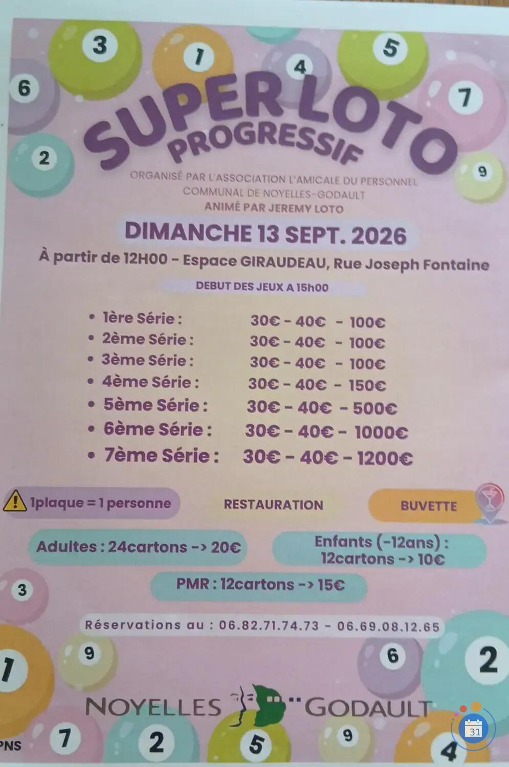 Image SUPER LOTO DE RENTREE (photo 1)