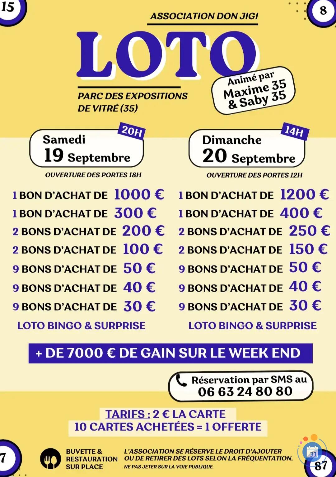Image Super loto organisé par le don jigi (photo 1)