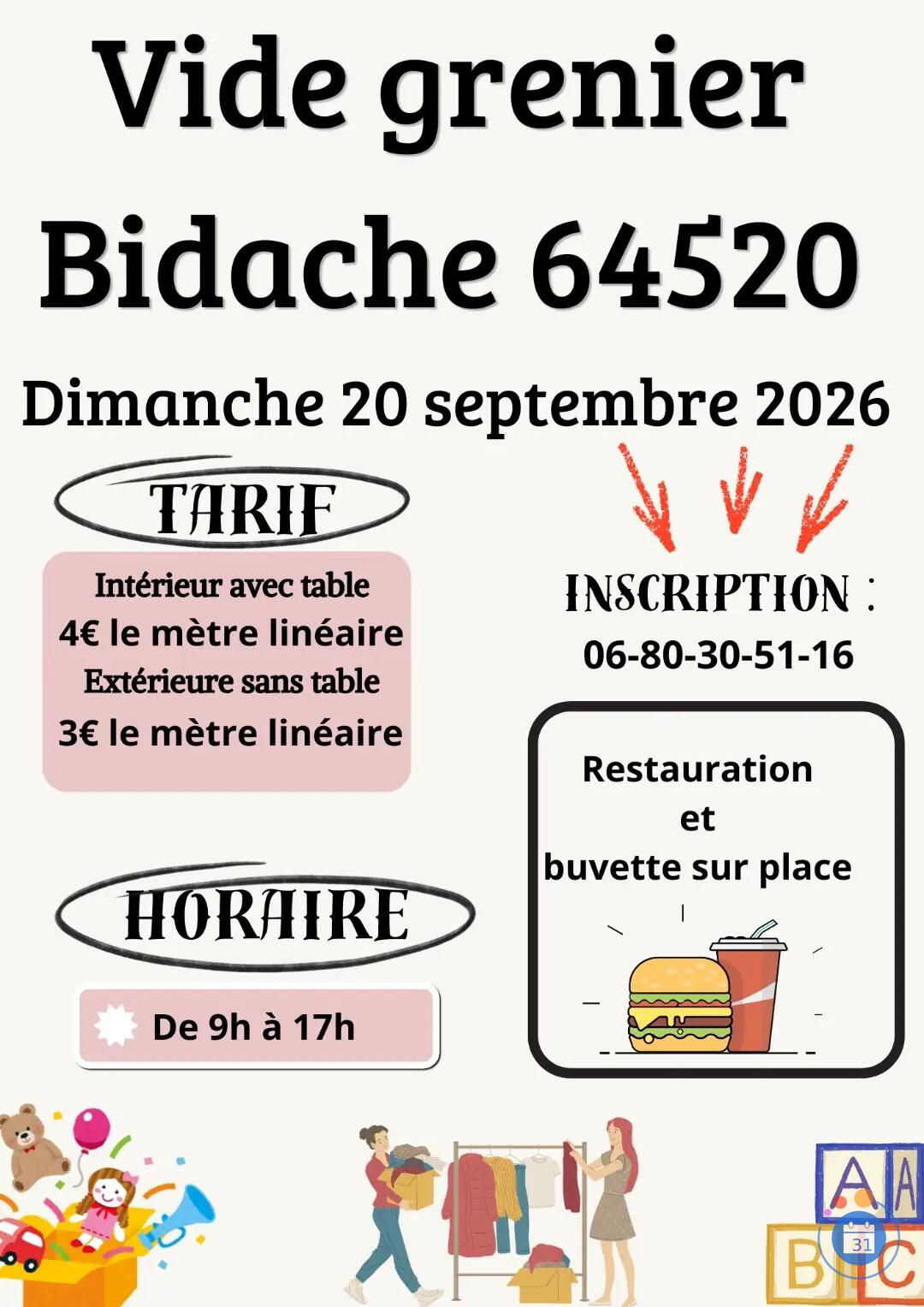 Image Vide grenier bidache (photo 1)
