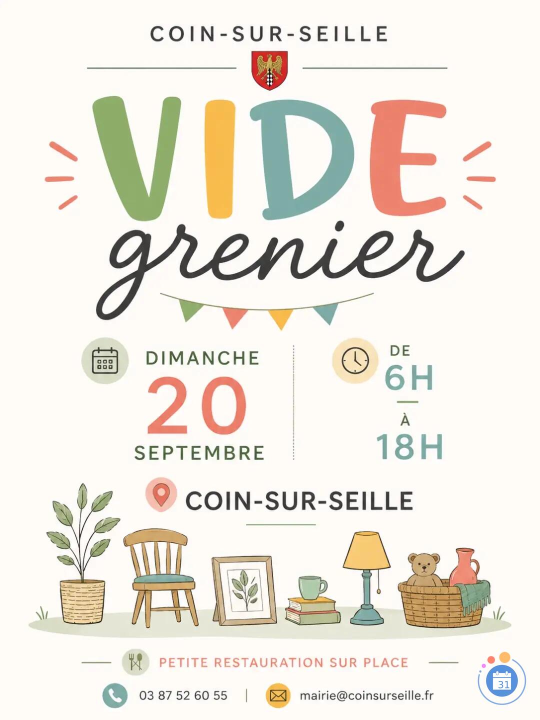 Image Vide-grenier Coin-sur-Seille (photo 1)