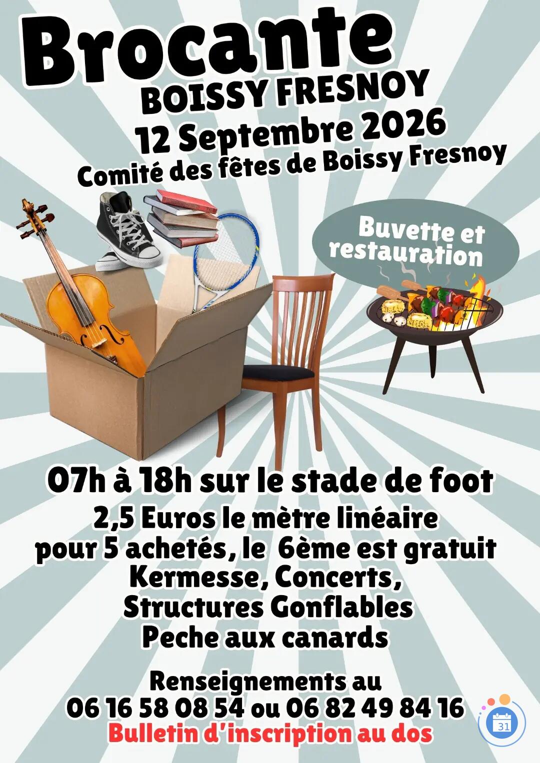 Image Brocante vide grenier de BOISSY FRESNOY (photo 1)