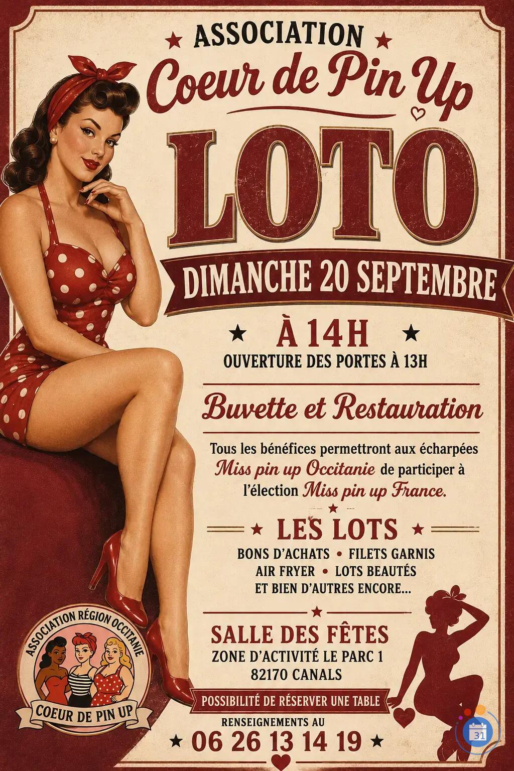 Image Loto de l'association Coeur de Pin up (photo 1)