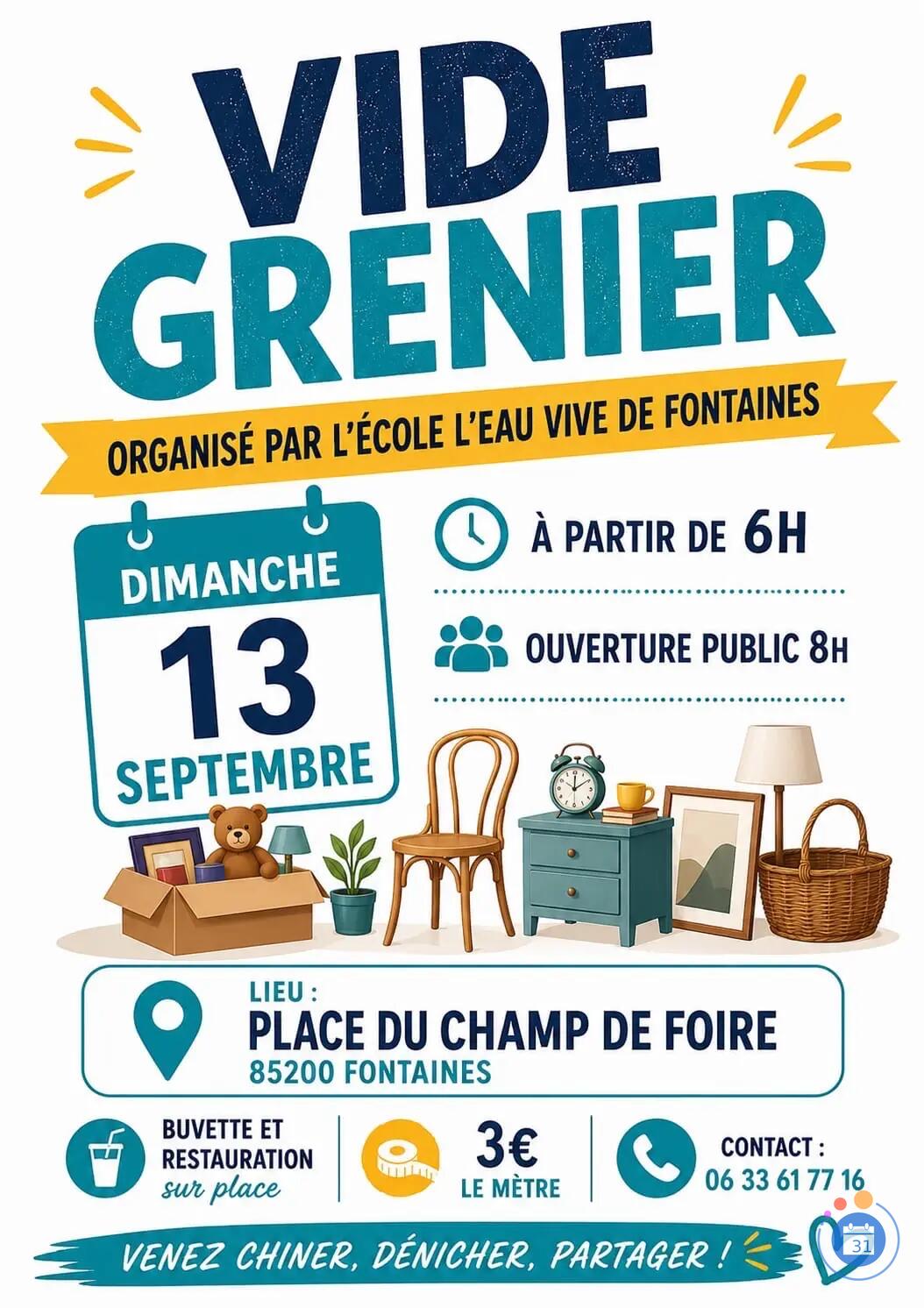 Image Vide grenier de l’école l’eau vive (photo 1)