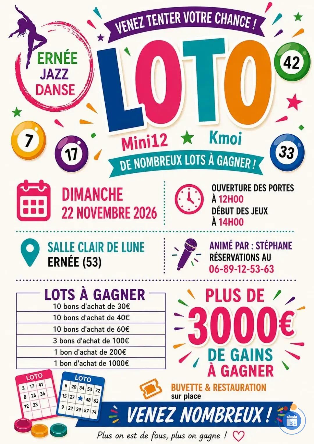 Image Super Loto Animation stéphane (photo 1)