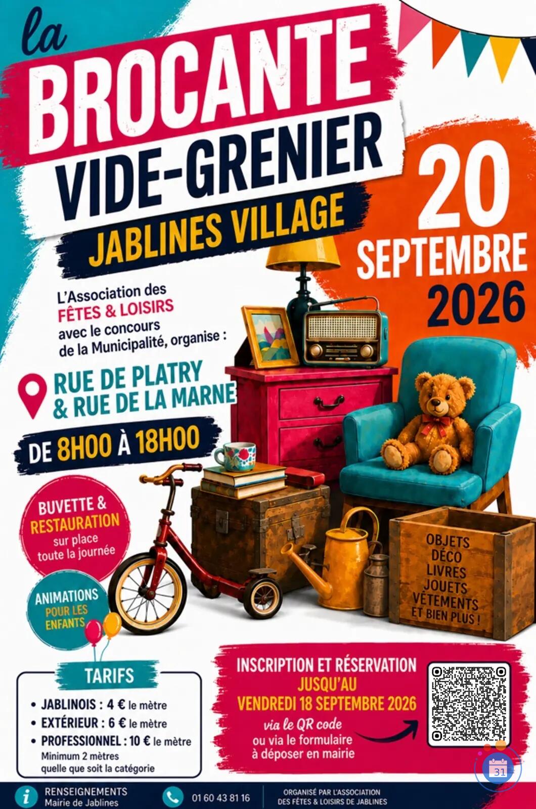Image LA BROCANTE DE JABLINES-VILLAGE (photo 1)