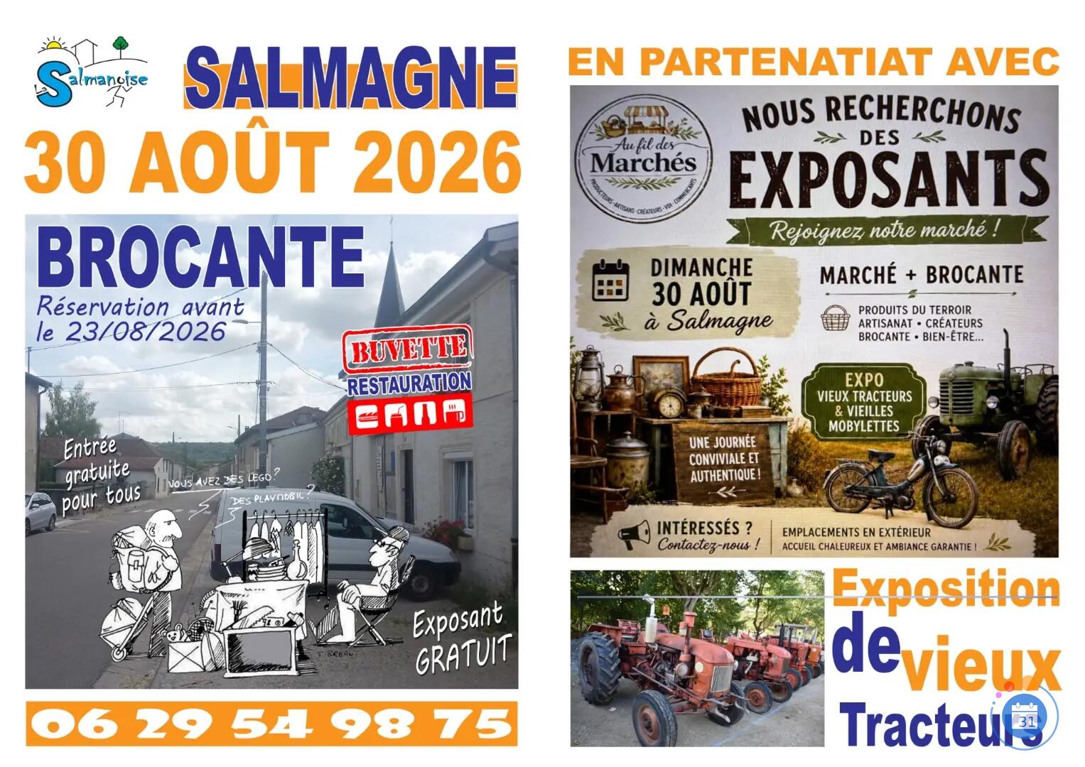 Image Brocante et exposition de vieux tracteurs (photo 1)